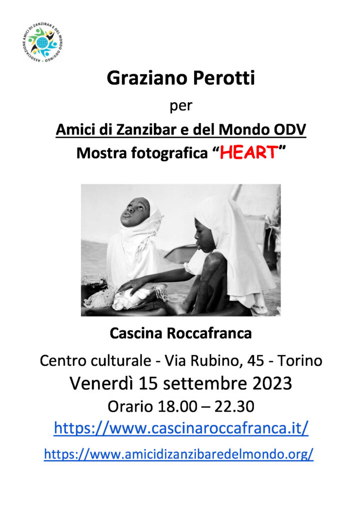 Mostra fotografica "Heart" di Graziano Perotti per Amici di Zanzibar
